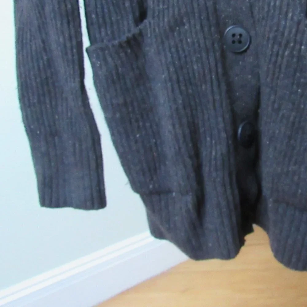Hugo Boss Orange Men's 100% Wool Cardigan Brown Size M